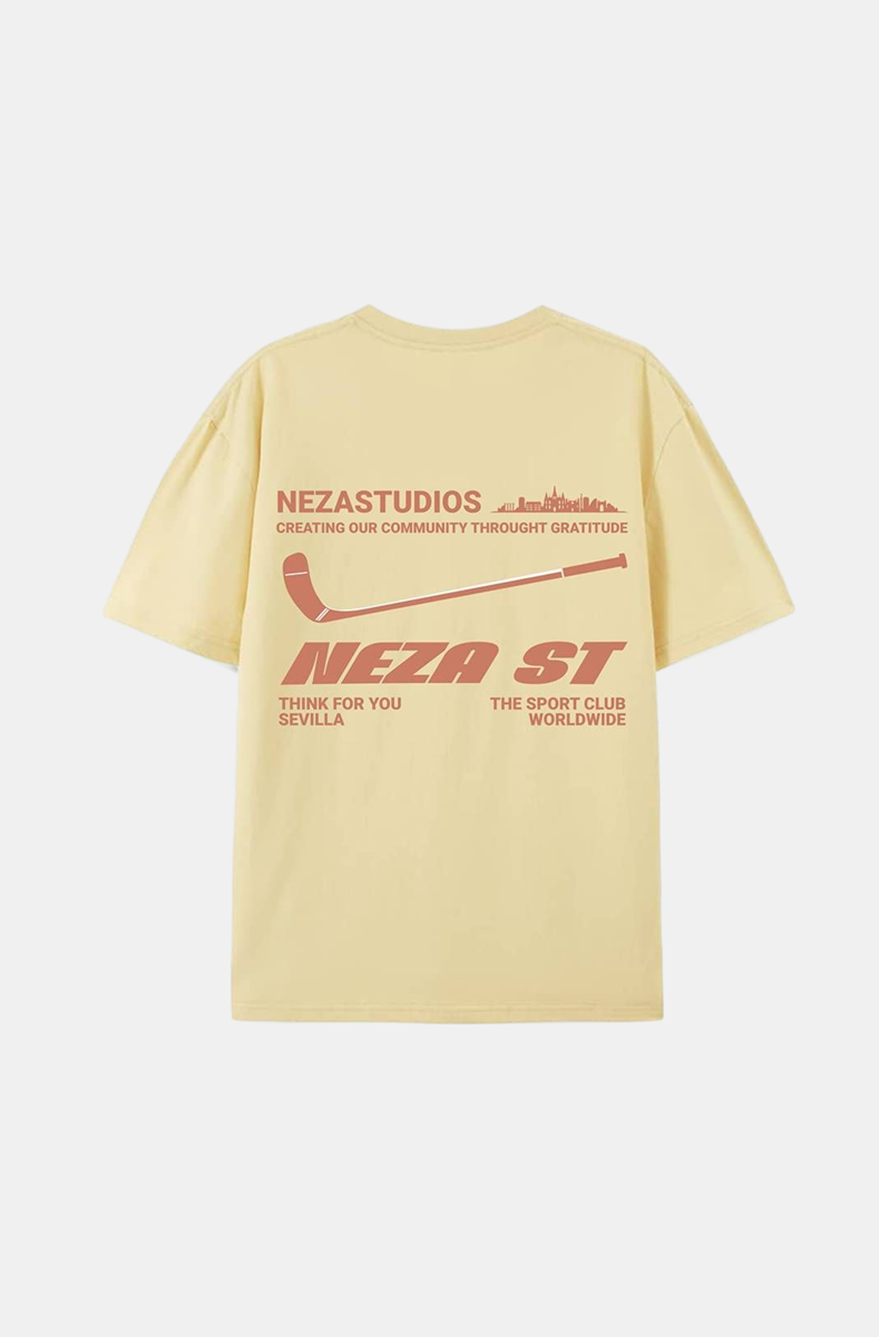BEIGE HOCKEY TEE