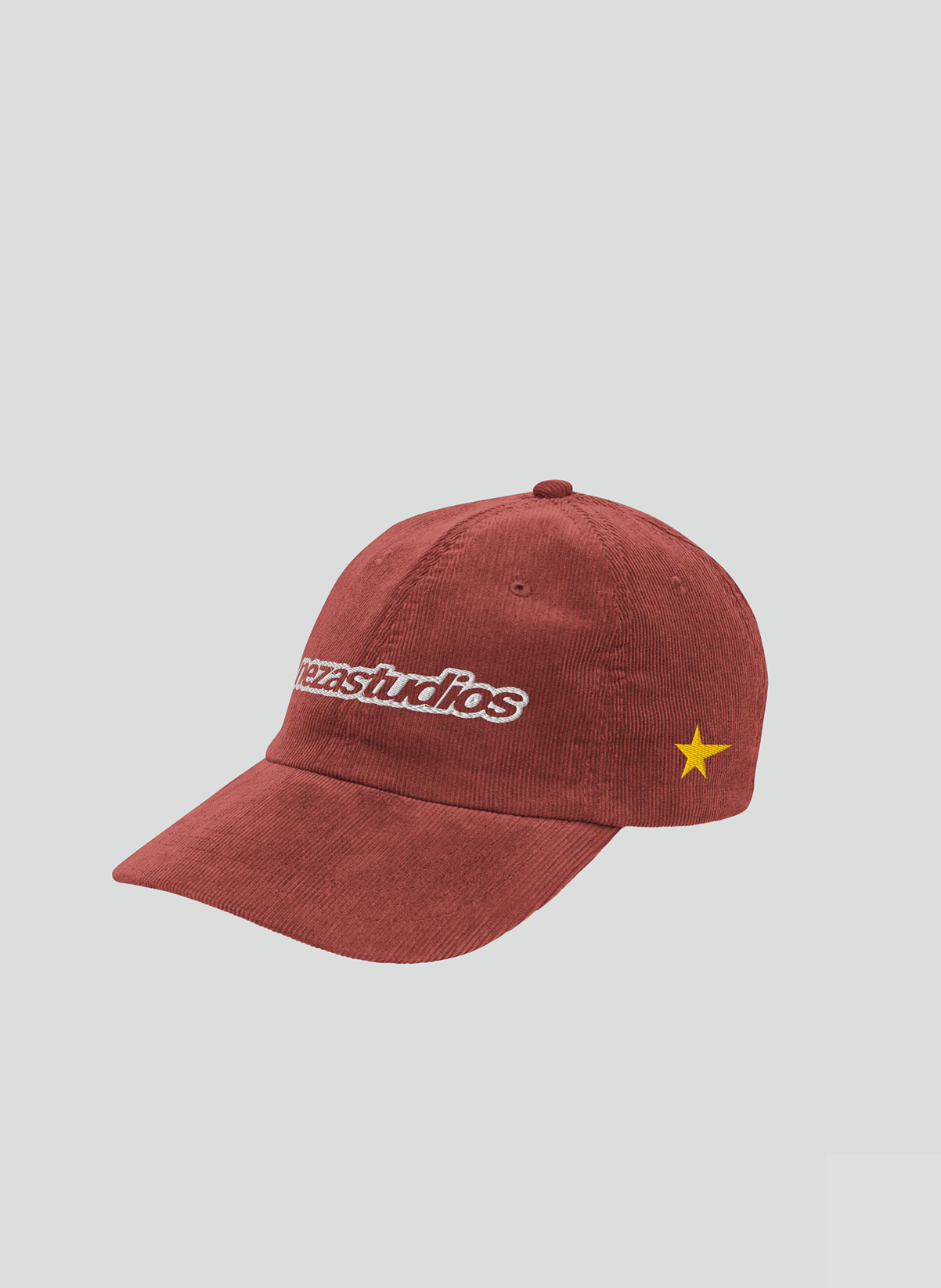 RED CORDUROY CAP