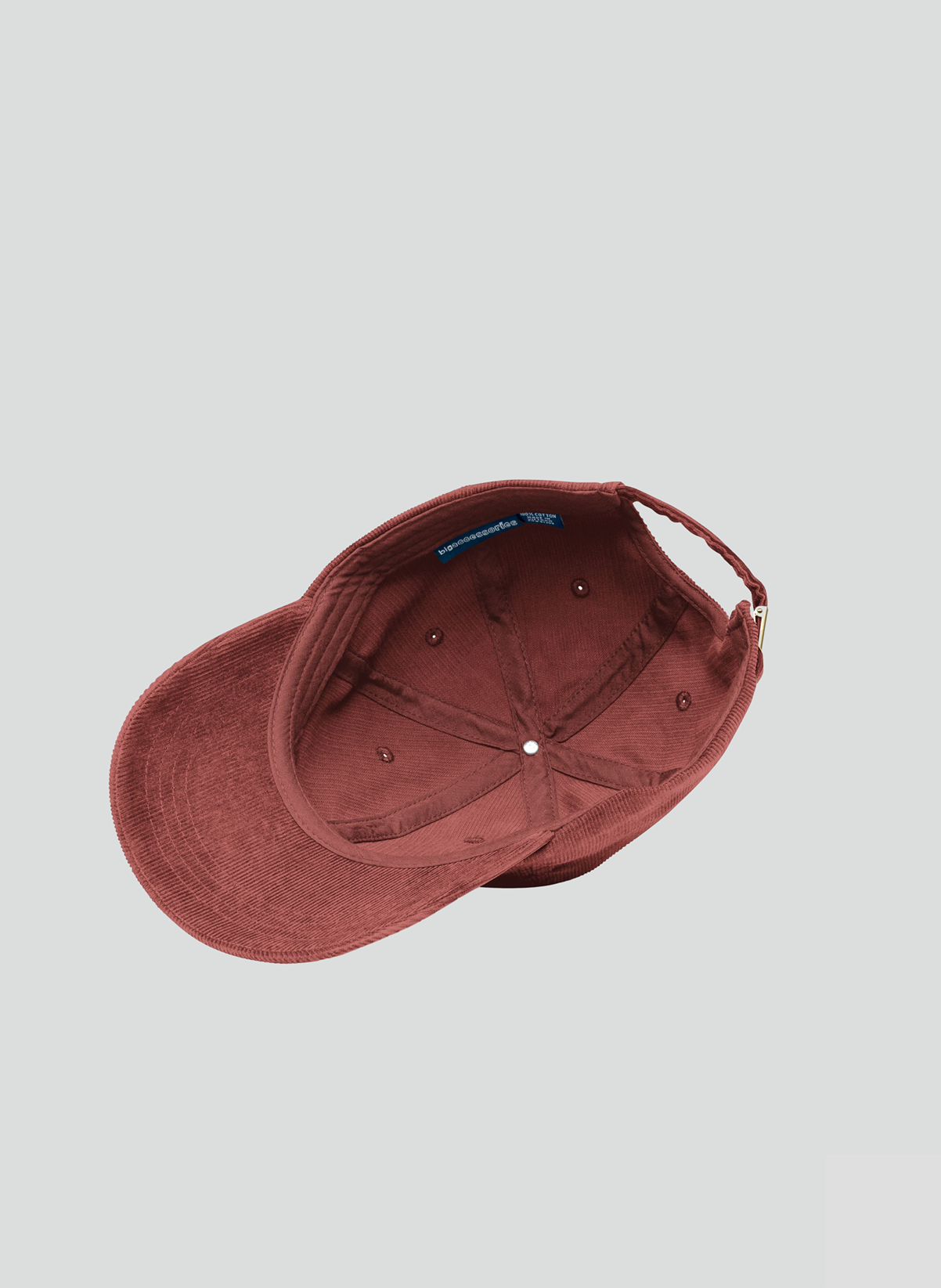 RED CORDUROY CAP